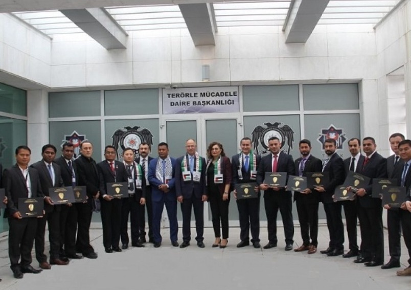 Sri Lanka Armed Forces delegation attended a course at Counter Terrorism Training Academy of Turkish National Police