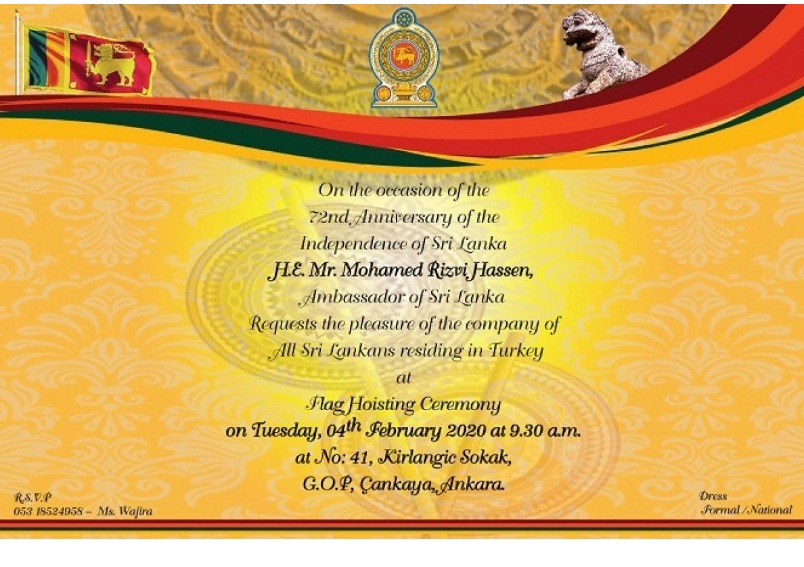 72nd National day of Sri Lanka