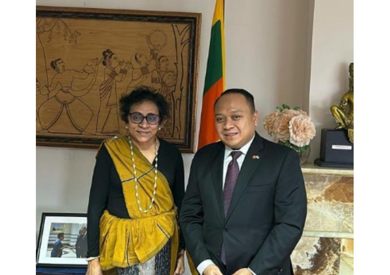 Ambassador-designate of Indonesia to Turkiye, H.E. Achmad Rizal Purnama met with Ambassador of Sri Lankan
