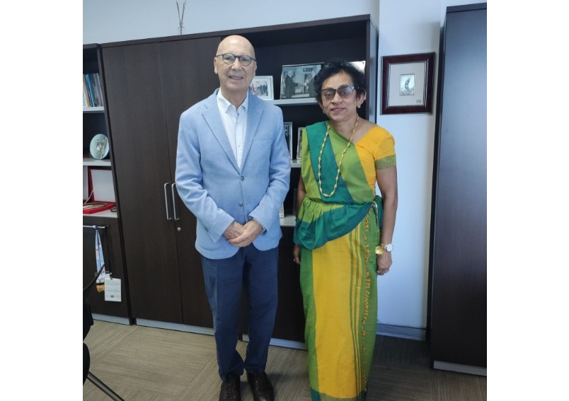 Sri Lanka Türkiye Ambassador met with retired Ambassador Murat Ersavci, Director at the Economic Policy Research Foundation Centre (TEPAV), Ankara