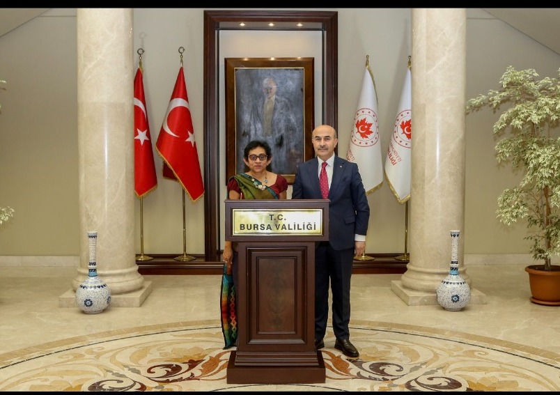 Meeting between Governor of Bursa, H.E Mr. Mahmut Demirtaş and Ambassador of Sri Lanka in Türkiye