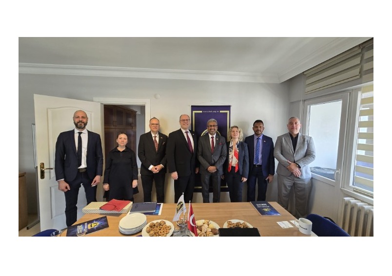 The Ambassador of Sri Lanka to Türkiye, held a productive meeting with the Chairman and board members of the Istanbul chapter of the Türkiye Information and Technology Association (TBD)