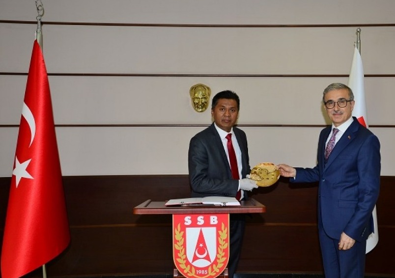 Ambassador called on Prof. Dr. Ismail Demir, President of Defence Industries Turkey