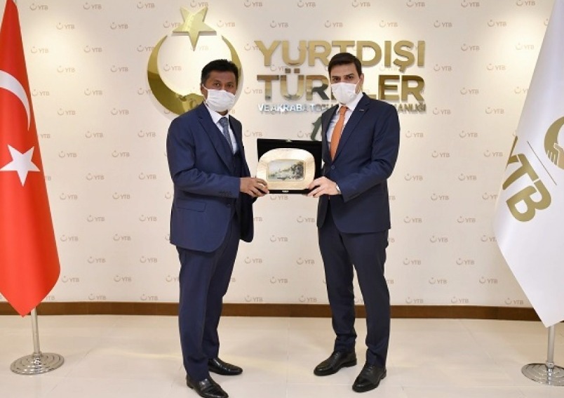 Ambassador met Mr. Abdullah Eren President of Turkish Scholarship Programme