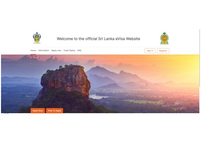 Sri Lanka Introduced New Online eVisa Website
