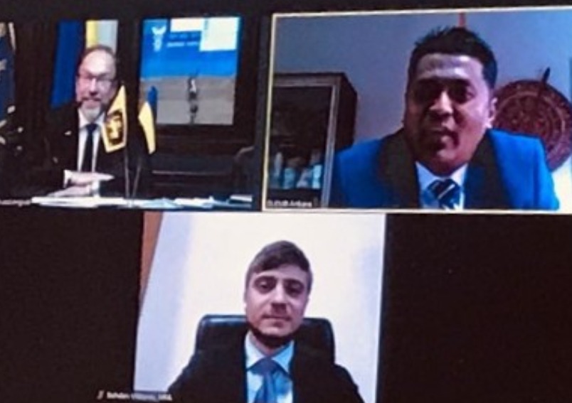 Ambassador had a constructive virtual meeting with Mr. Gennadiy Chyzhykov, President of Ukrainian Chamber of Commerce and Industry to enhance bilateral trade