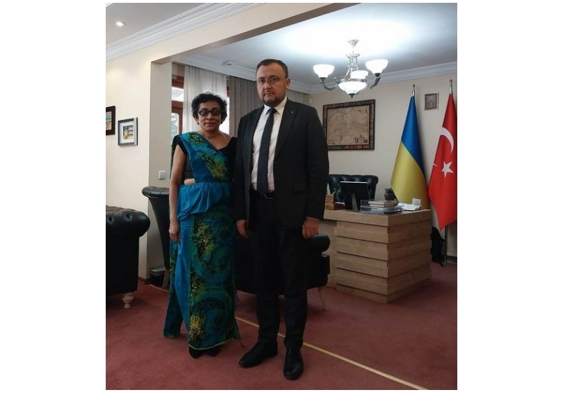 Ambassador of Sri Lanka to Türkiye, Ms. S. Hasanthi Urugodawatte Dissanayake met with Ambassador of Ukraine in Ankara