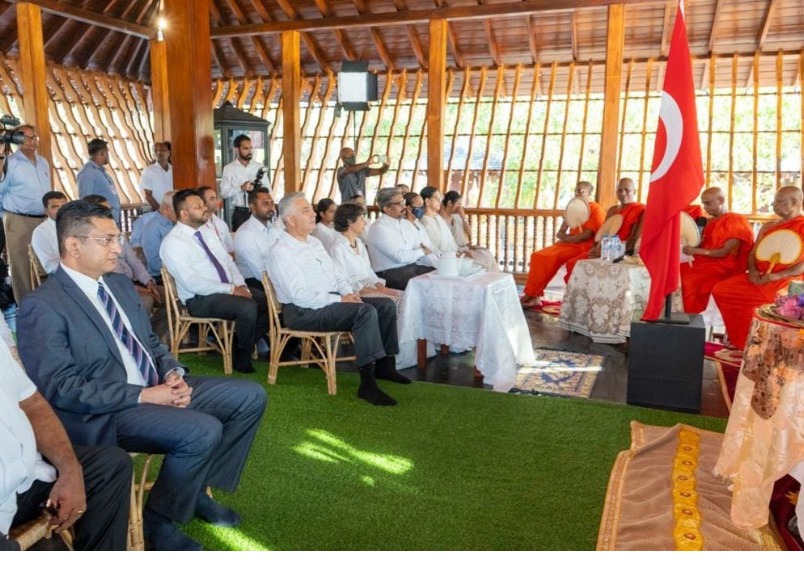 A ceremony was held at the Gangaramaya Temple to invoke blessings on the people of Türkiye and Syria