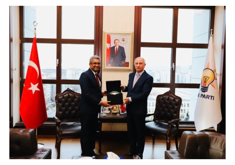 The Ambassador called on the Vice Chairman of the ruling Justice and Development Party (AK Parti) of Türkiye and Member of Parliament for Bursa