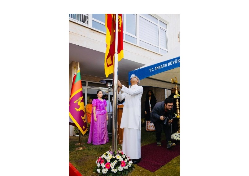 The Embassy of Sri Lanka in Ankara commemorated the 78th Anniversary of Independence of Sri Lanka in a solemn Flag Hoisting Ceremony held on 04 February 2026 at the Embassy premises.
