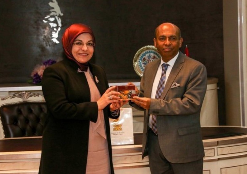 Ambassador Amza paid a courtesy call on Mayor of Meram Municipality, Konya