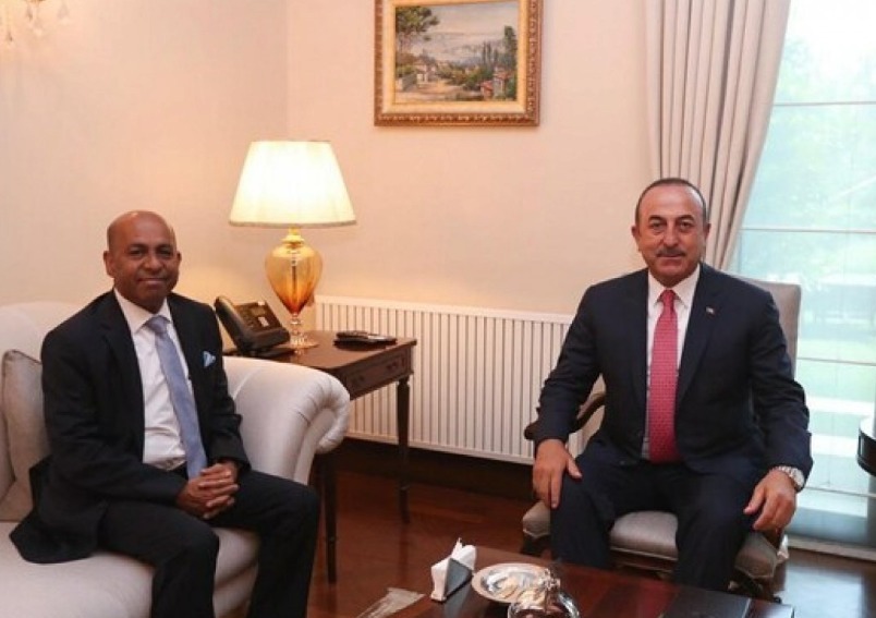 Ambassador paid his Farewell Call to H.E. Mevlüt Çavuşoğlu, Minister of Foreign Affairs of Turkey