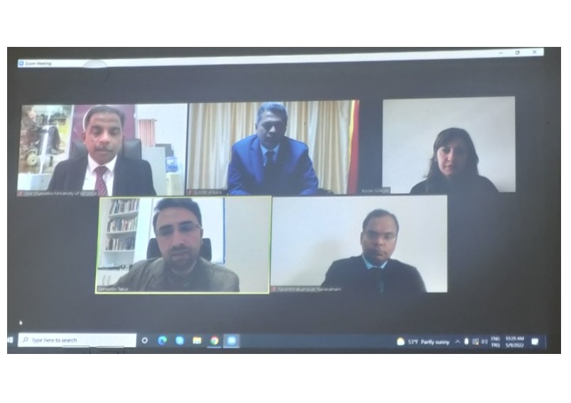 Ankara Yıldırım Beyazıt University of Turkey and Vavuniya University of Sri Lanka Discusses Future Collaboration