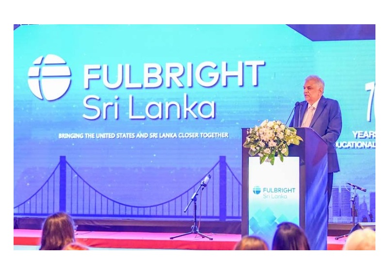 President Ranil Wickremesinghe joins the 70th Anniversary celebrations of the Fulbright Commission