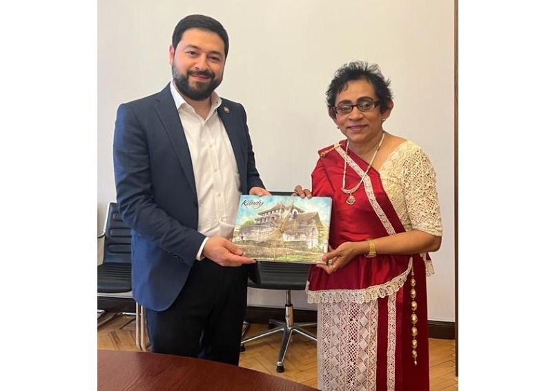 The Ambassador of Sri Lanka to Türkiye, H.E. Ms. S. Hasanthi Urugodawatte Dissanayake had interactions with Mr. Levan Karumidze, Chairman of the Sri Lanka - Georgian Parliamentary Friendship Group in Tbilisi.