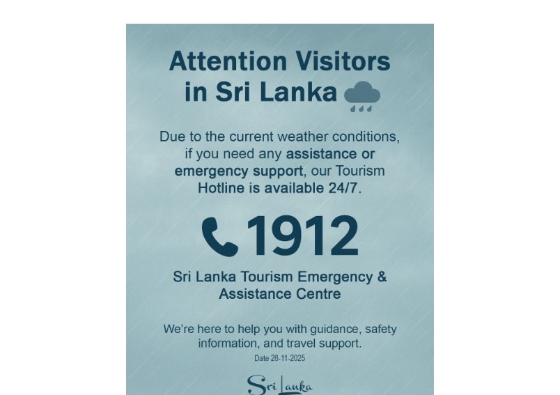 Attention Visitors in Sri Lanka