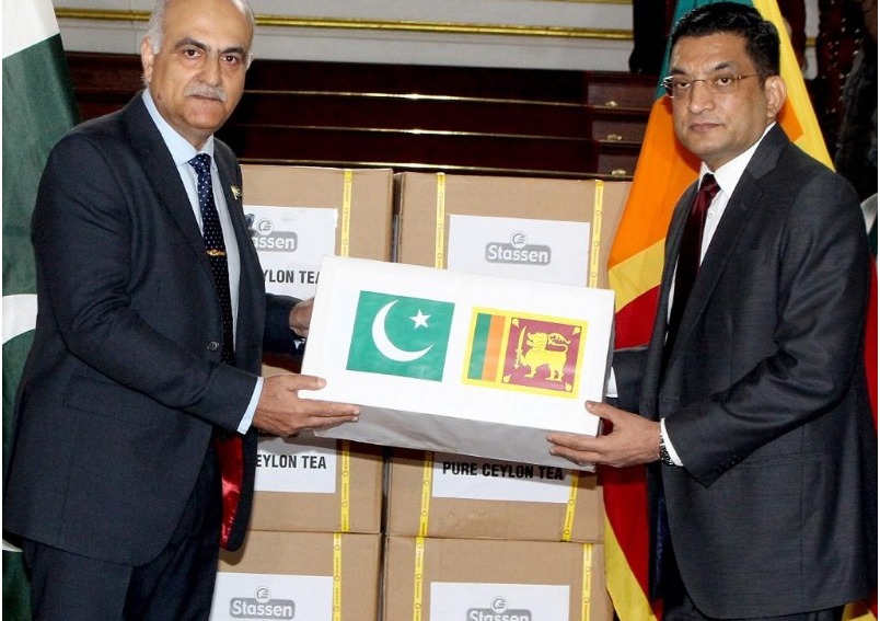 Sri Lanka donates a consignment of tea to Pakistan flood victims