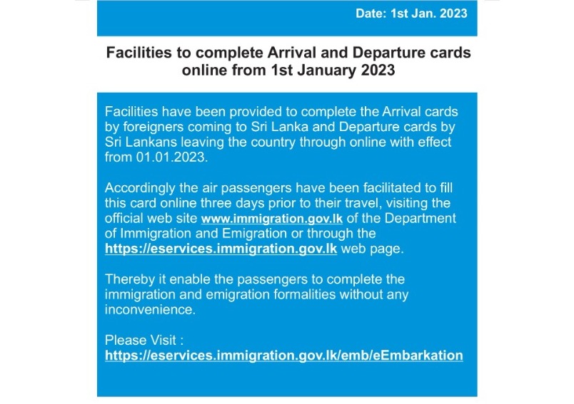 Digitalization of arrival and departure facilities