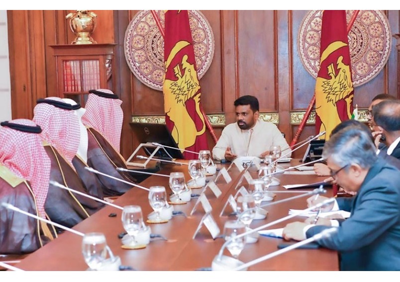 Meeting Between President and the Heads of Saudi Fund for Development