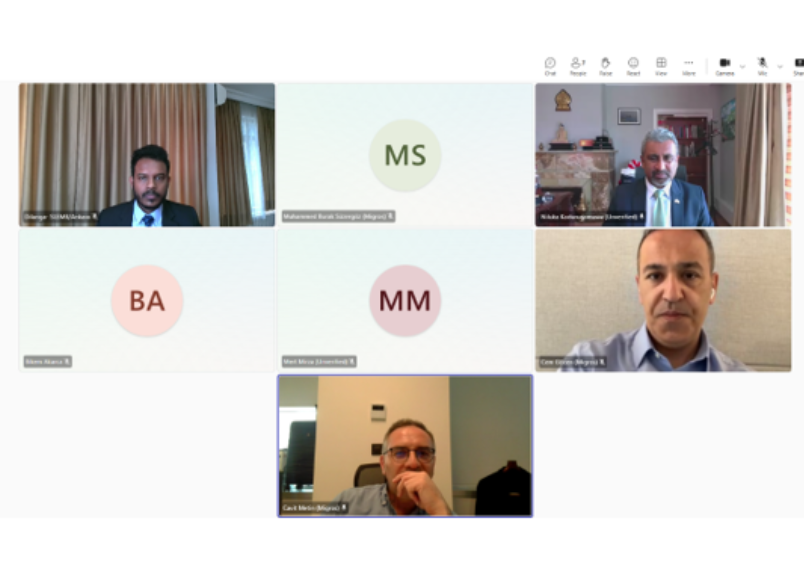 The Ambassador and First Secretary (Commercial) held a virtual meeting on 20 April 2026 with senior officials of Migros Ticaret A.Ş. of Türkiye