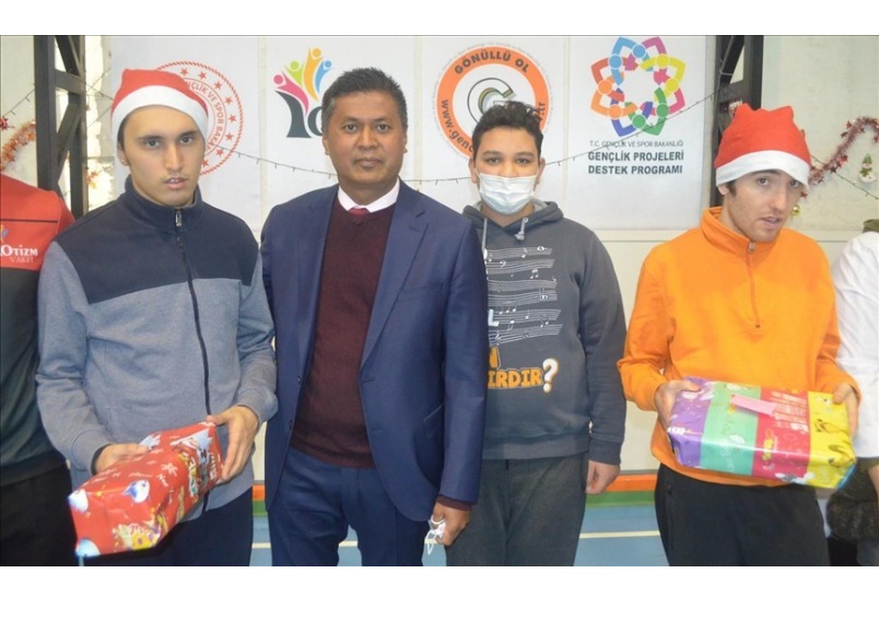 Embassy Celebrated Christmas and New Year with the Children with Special needs