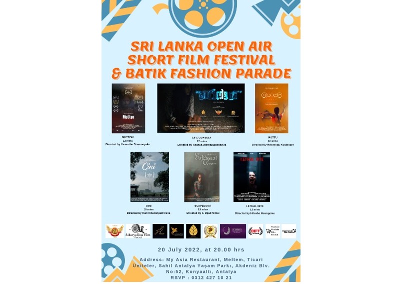 Sri Lankan Open Air Short film festival and Batik fashion parade