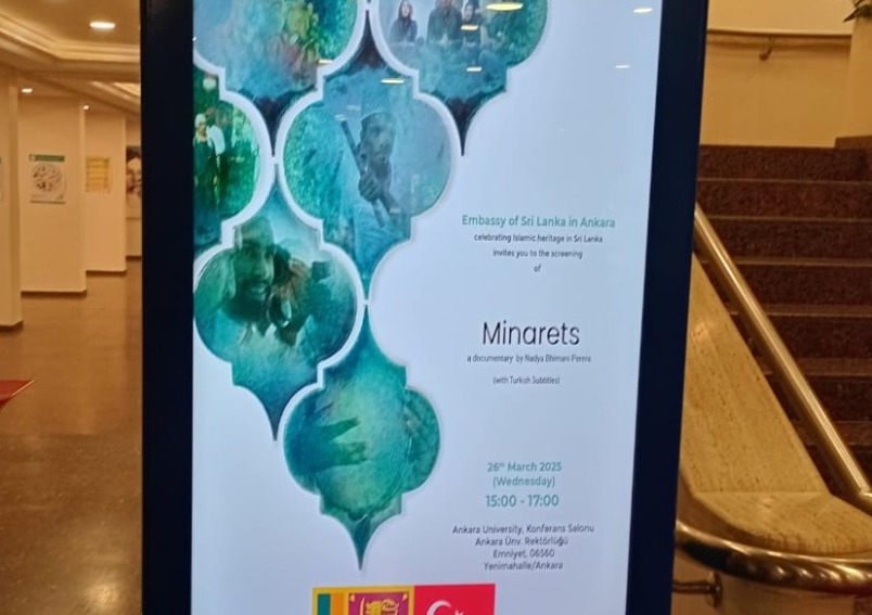 Sri Lankan Documentary “Minarets” promotes dialogue and understanding in Türkiye on Sri Lanka diverse cultural heritage