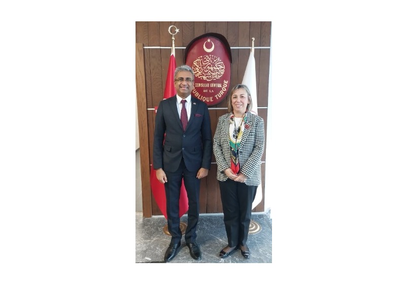 Ambassador of Sri Lanka to Türkiye Niluka Kadurugamuwa paid a courtesy call on the Director General of Consular Services and Citizens Abroad of the Ministry of Foreign Affairs of Türkiye