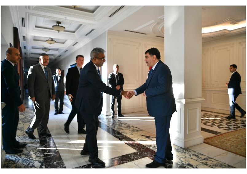 Ambassador of Sri Lanka to Türkiye Niluka Kadurugamuwa paid a courtesy call on the Governor of the Province of Ankara, Vasip Şahin at the Governor’s office in Ankara