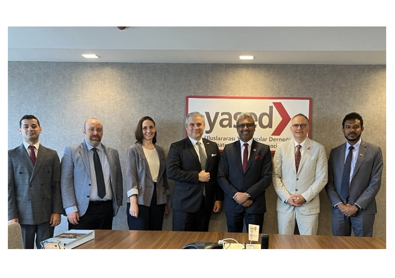 The Ambassador and his official delegation met with the Secretary General, of the International Investors Association of Türkiye (YASED)